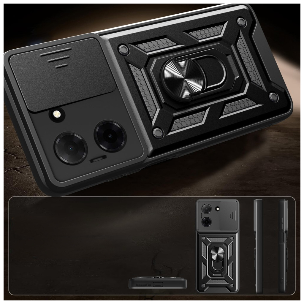 Чохол до мобільного телефона BeCover Military Xiaomi Redmi A5 / Poco C71 Black (713543) - зображення 7