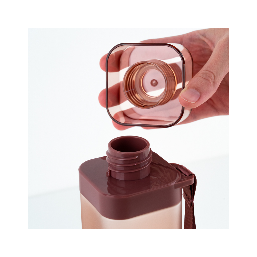 Поїльник-непроливайка Kite квадратна, 700 мл, бордова (K24-1210-3) - зображення 7