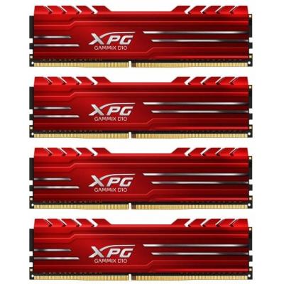 Модуль пам'яті для комп'ютера DDR4 64GB (4x16GB) 2800 MHz XPG GD10-HS Red ADATA (AX4U2800316G16-QRG) - зображення 1