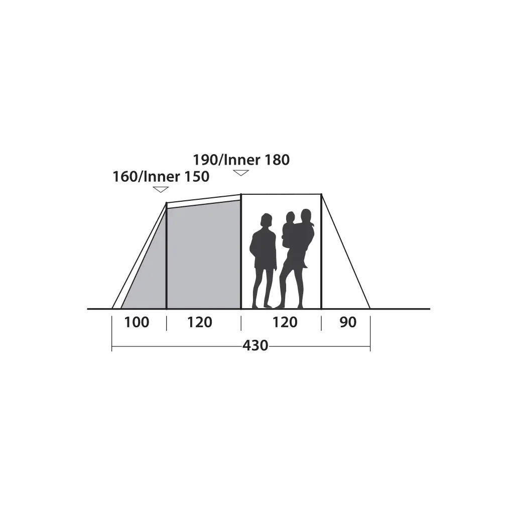Намет Easy Camp Huntsville 400 Green/Grey (929576) - зображення 10