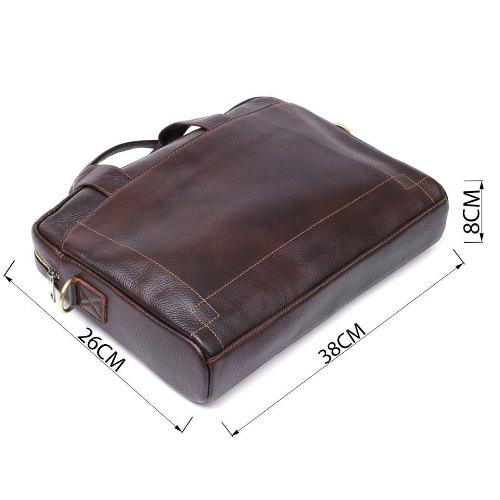 Сумка Vintage Чоловіча шкіряна Коричнева (20679) - зображення 3