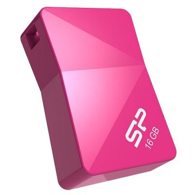 USB флеш накопичувач Silicon Power 16Gb Touch T08 Peach USB 2.0 (SP016GBUF2T08V1H) - изображение 2