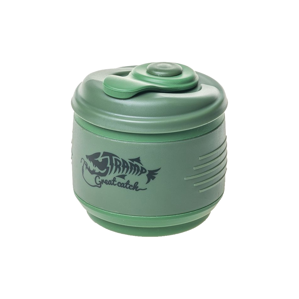 Чашка туристична Tramp силіконова з кришкою 350 мл Green (UTRC-082-green) - зображення 1