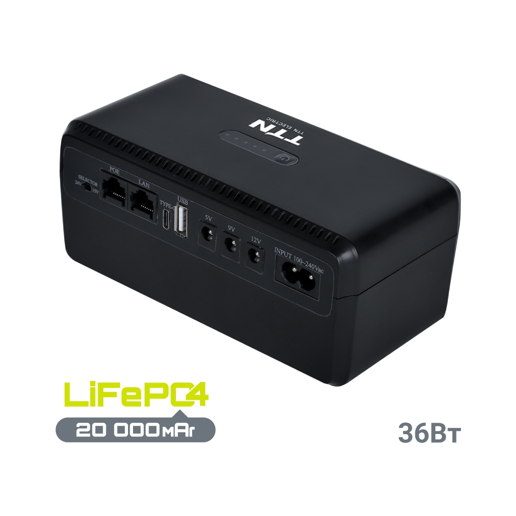 Пристрій безперебійного живлення TTN DCL-36W (1283126598449) - зображення 1