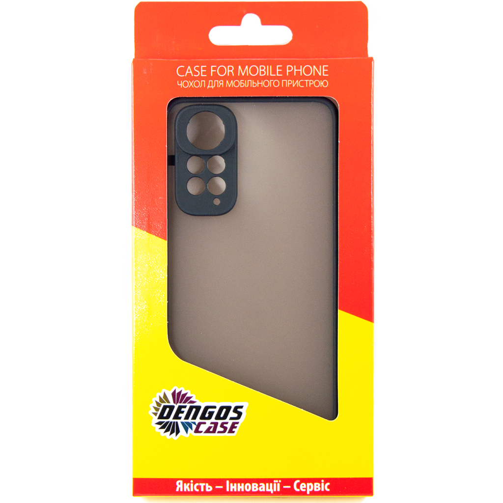 Чохол до мобільного телефона Dengos Matte Xiaomi Redmi Note 11 (black) (DG-TPU-MATT-113) - зображення 5