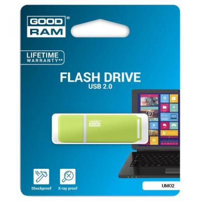 USB флеш накопичувач Goodram 16GB UMO2 Orange Green USB 2.0 (UMO2-0160OGR11) - зображення 6