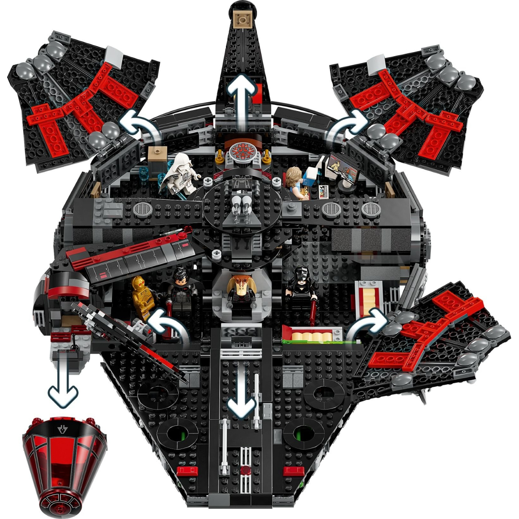 Конструктор LEGO Star Wars Темний сокіл (75389) - зображення 5