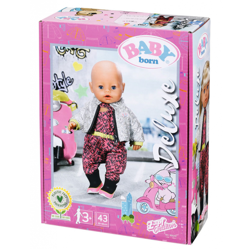 Аксесуар до ляльки Zapf Набір одягу для ляльки BABY born серії City Deluxe - Прогуля (830215) - зображення 2
