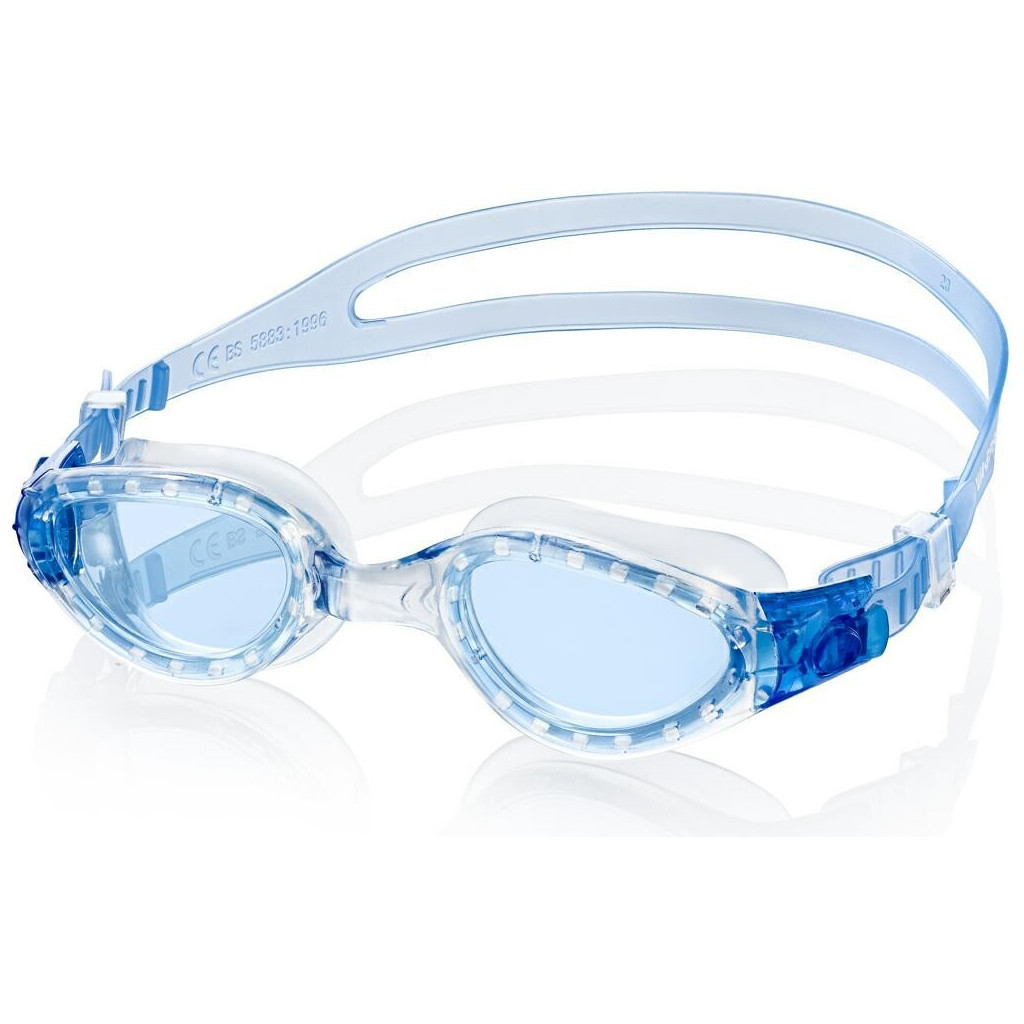 Окуляри для плавання Aqua Speed Eta 084-61 649 блакитний, прозорий L (5908217606495) - зображення 1