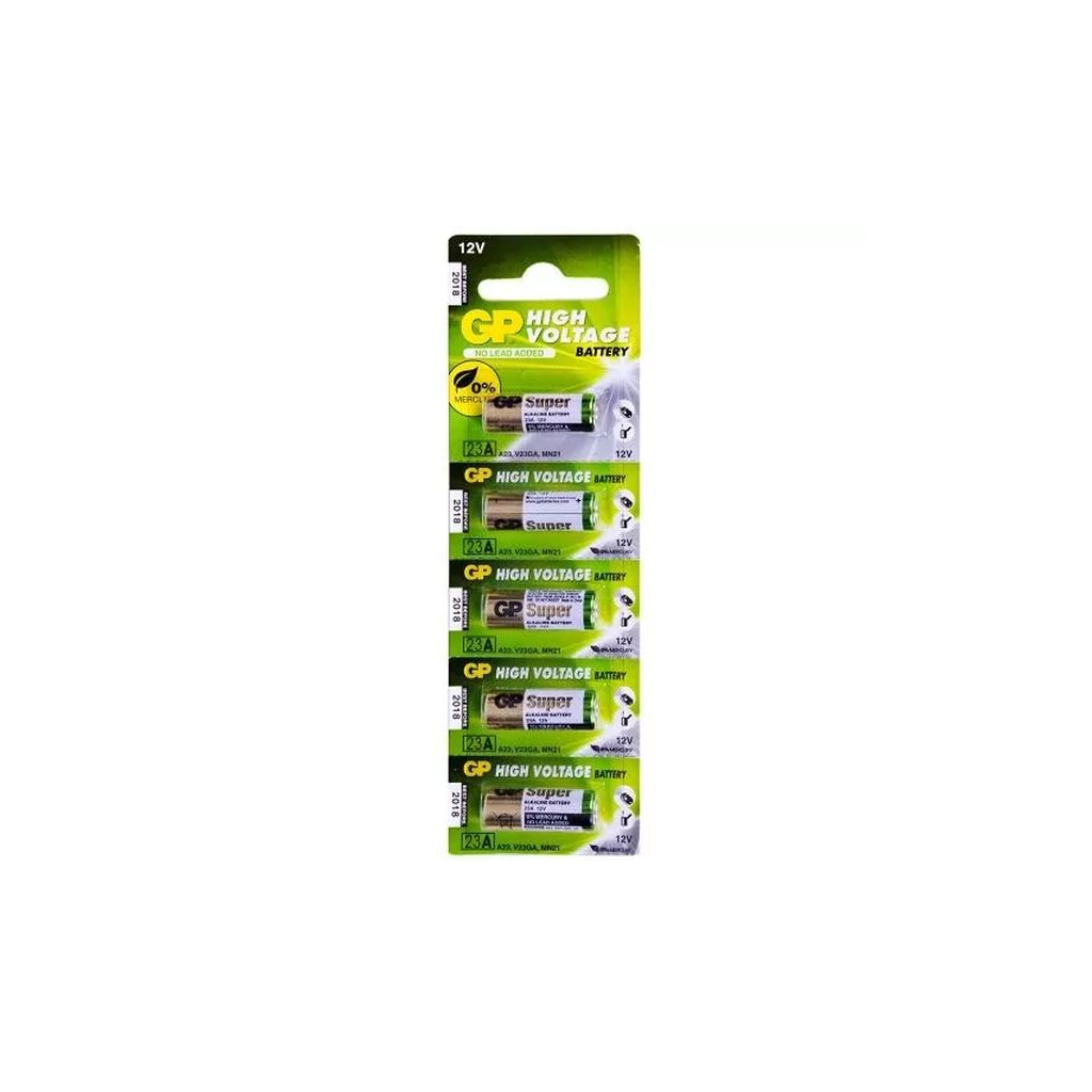 Батарейка Gp 23AE-U1 A23, VA23GA (23AE-2C5 / 4891199042140) - зображення 1