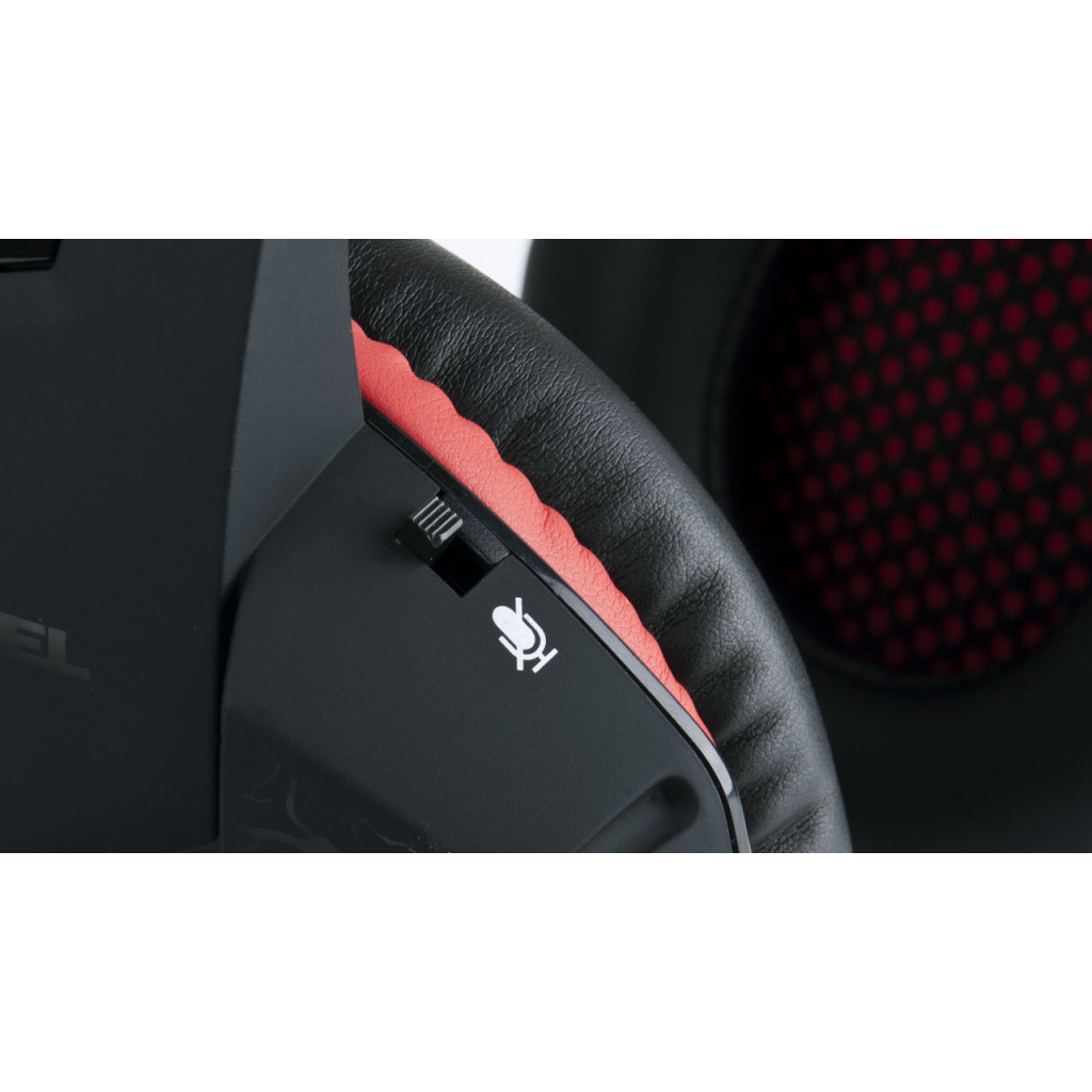 Навушники REAL-EL GDX-7750 Black-Red - зображення 10