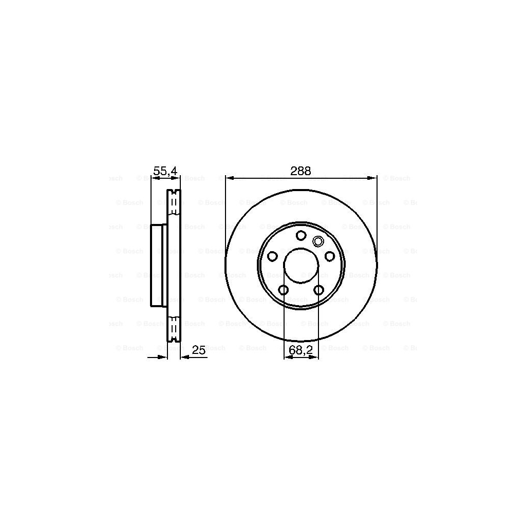 Гальмівний диск Bosch 0 986 478 893 - зображення 5