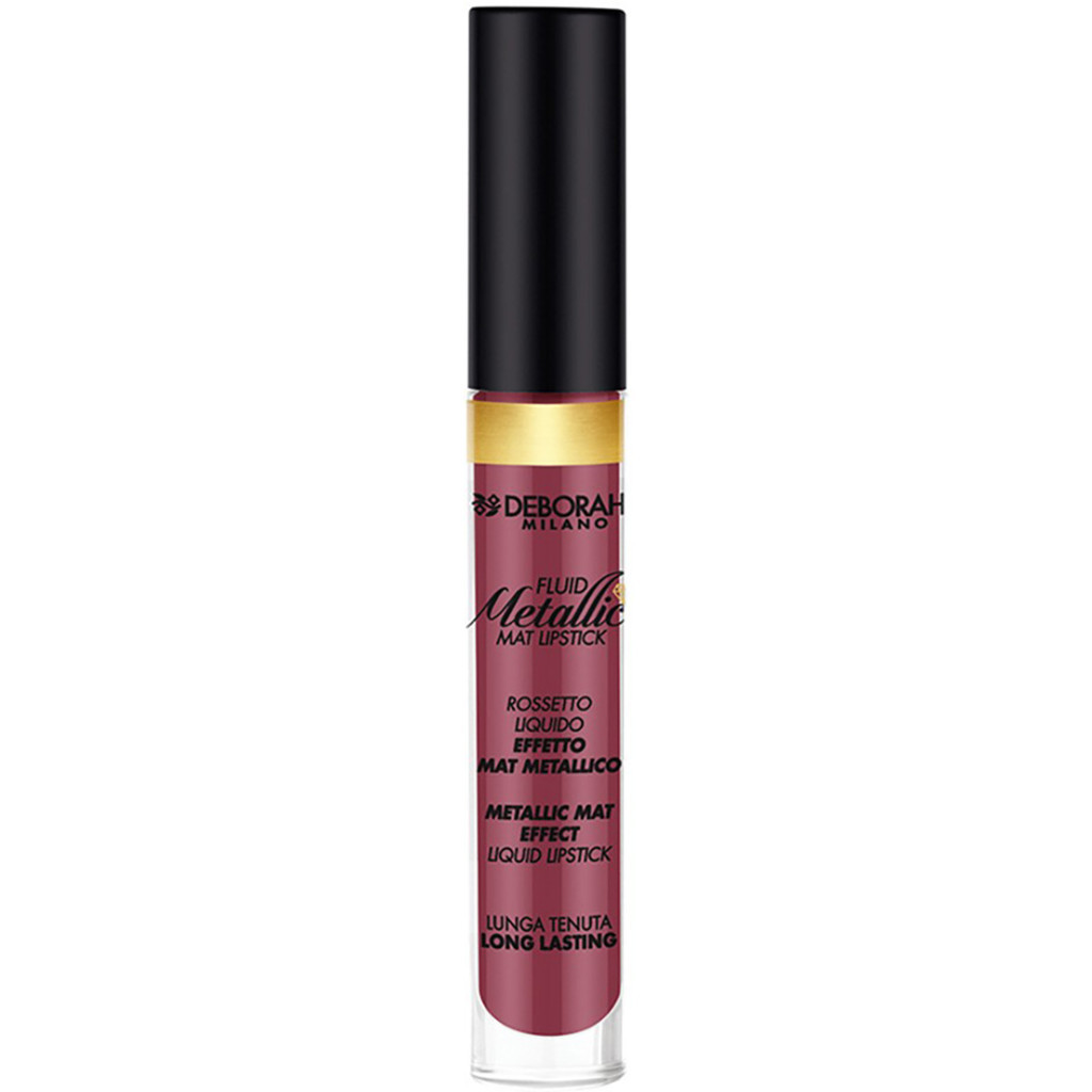 Помада для губ Deborah Metallic Mat 04 - Metallic Plum (8009518320947) - зображення 1