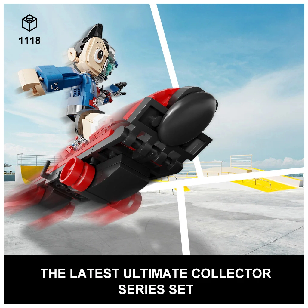 Конструктор Pantasy Astro Boy: Хлопчик зі скейтбордом (86207) - зображення 3