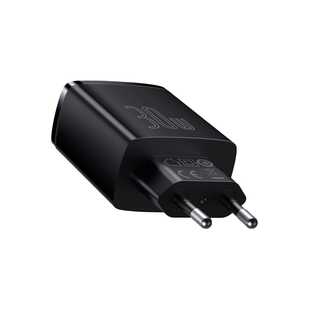 Зарядний пристрій Baseus Compact Quick Charger 2U+C (CCXJ-E01) - зображення 2