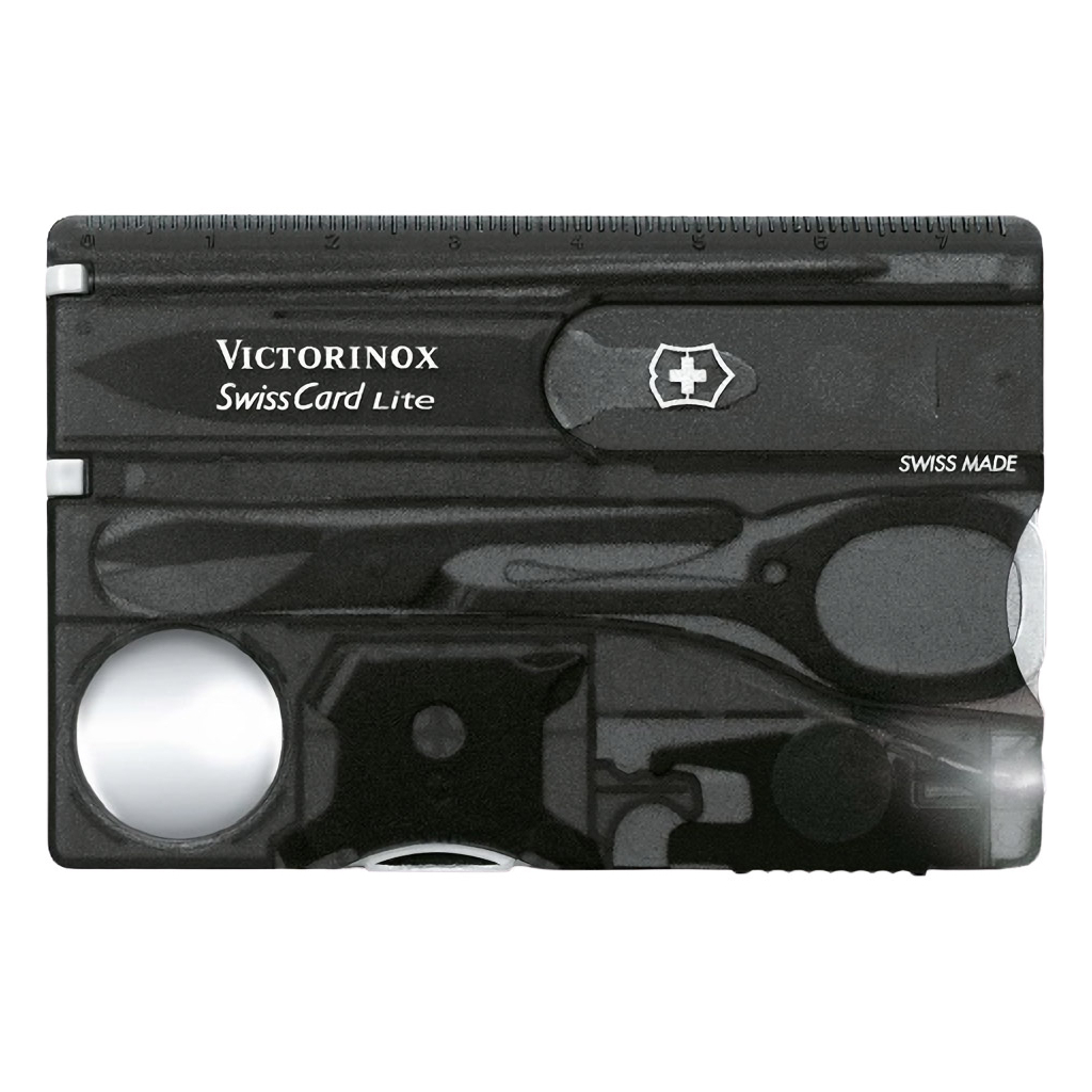 Мультитул Victorinox SwissCard Lite Transparent Black Blister (0.7333.T3B1) - зображення 6