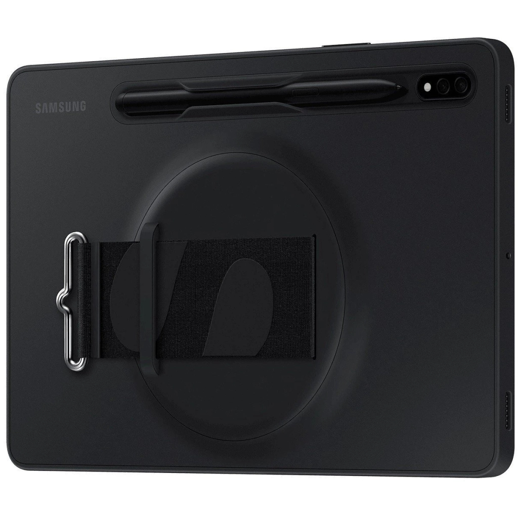 Чохол до планшета Samsung Strap Cover Tab S7/S8 (T870/X700) Black (EF-GX700CBEGRU) - зображення 4