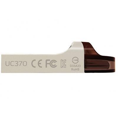 USB флеш накопичувач ADATA 64GB UC370 Golden USB 3.1 Type-C (AUC370-64G-RGD) - зображення 2