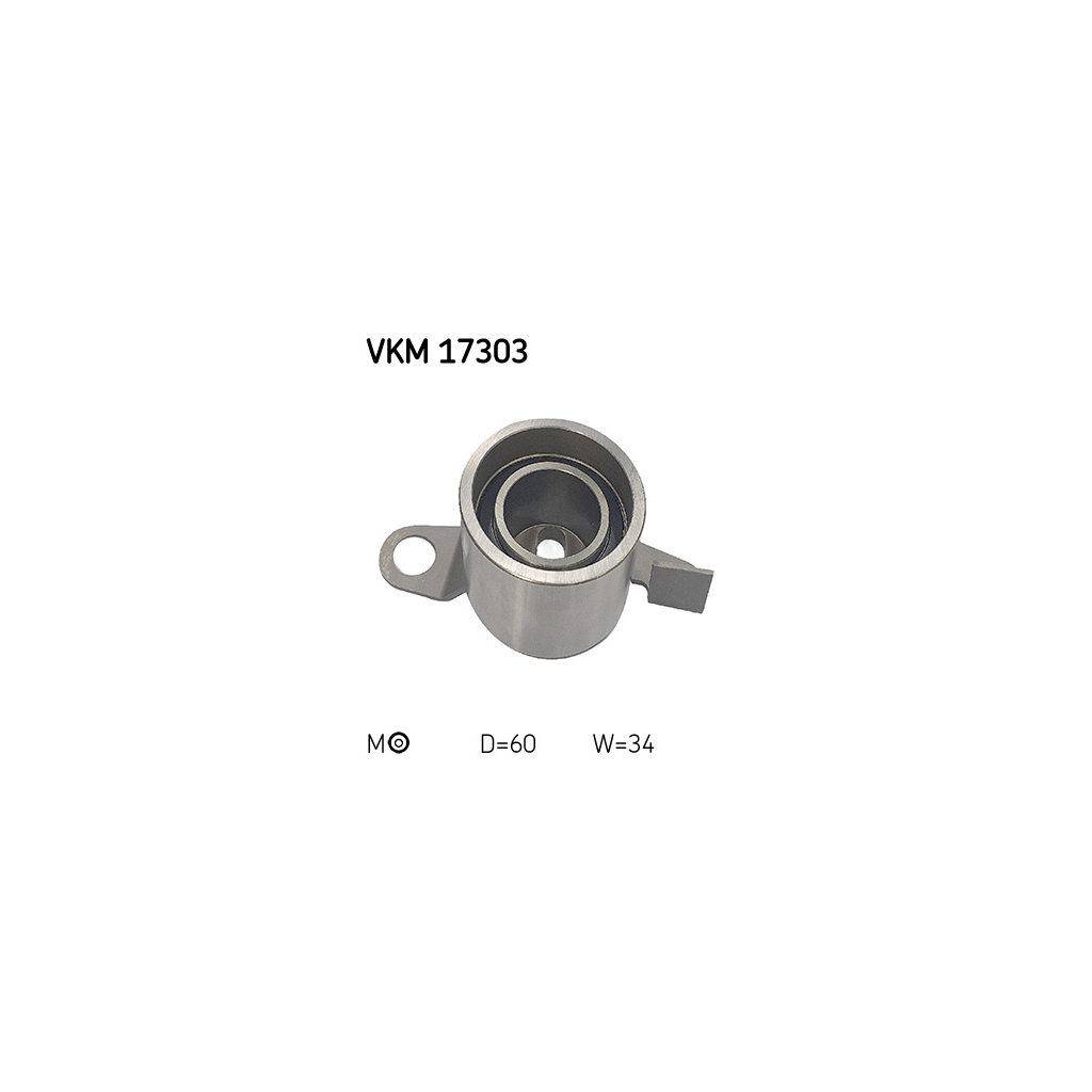 Ролик натягувача ременя SKF VKM 17303 - зображення 1
