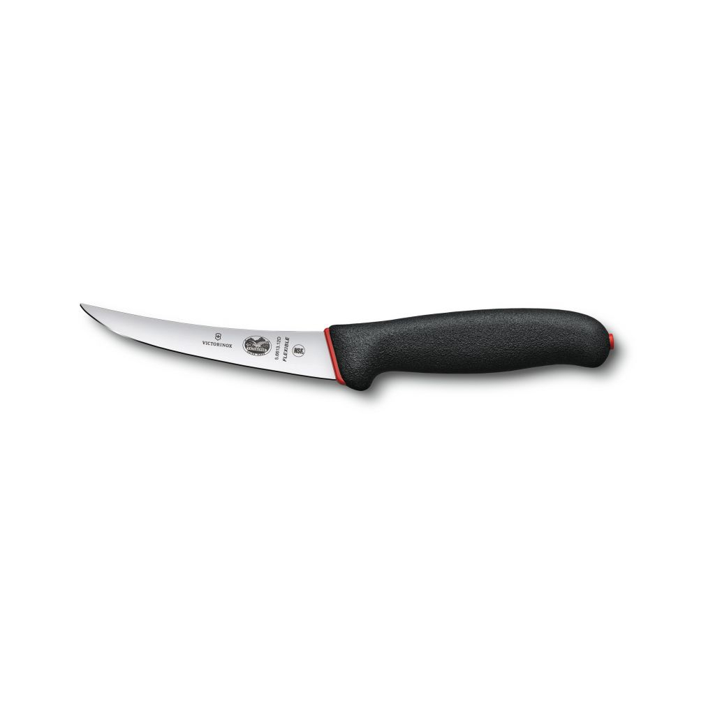 Кухонний ніж Victorinox Fibrox Boning Flexible 12 см Dual Grip Black (5.6613.12D) - зображення 1