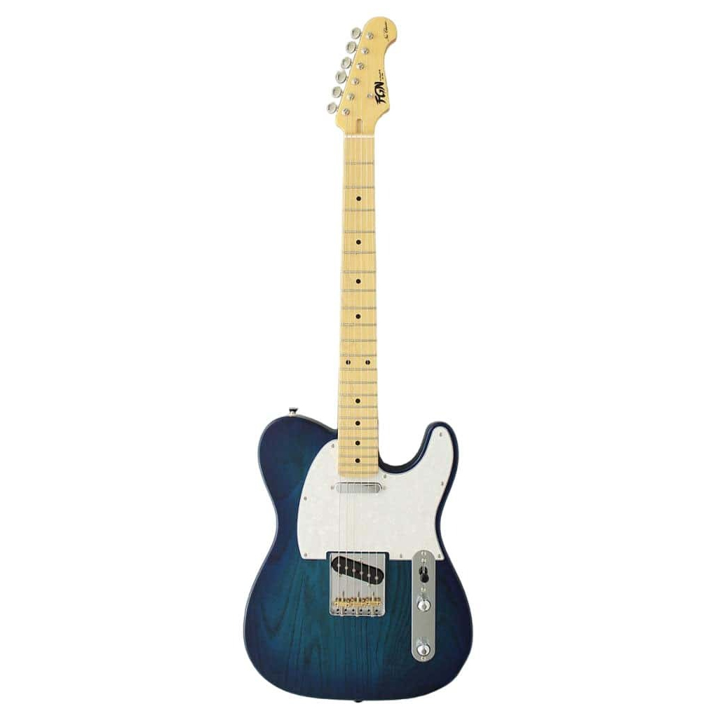 Електрогітара FGN Neo Classic See-Thru Blue Burst (NTE100MAH-SBB) - зображення 1