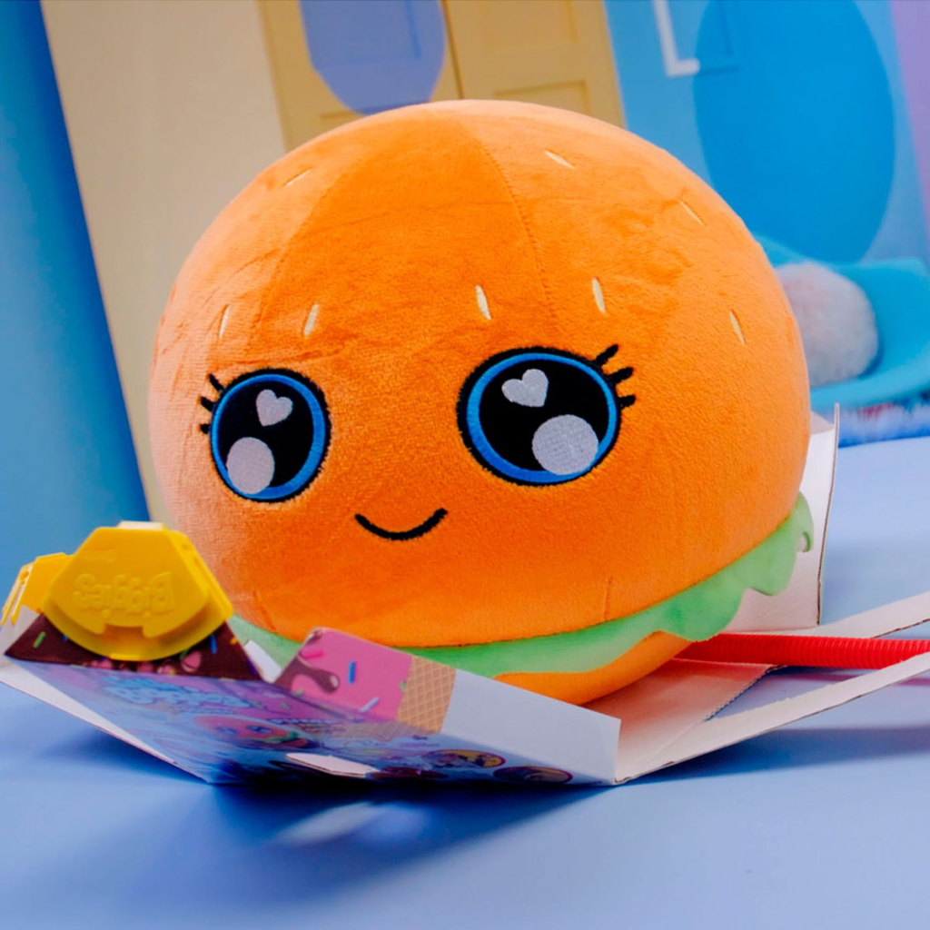 М'яка іграшка Biggies серії Little Foodies - Бургер (надувна іграшка, насос) (BIG002-BU) - зображення 5