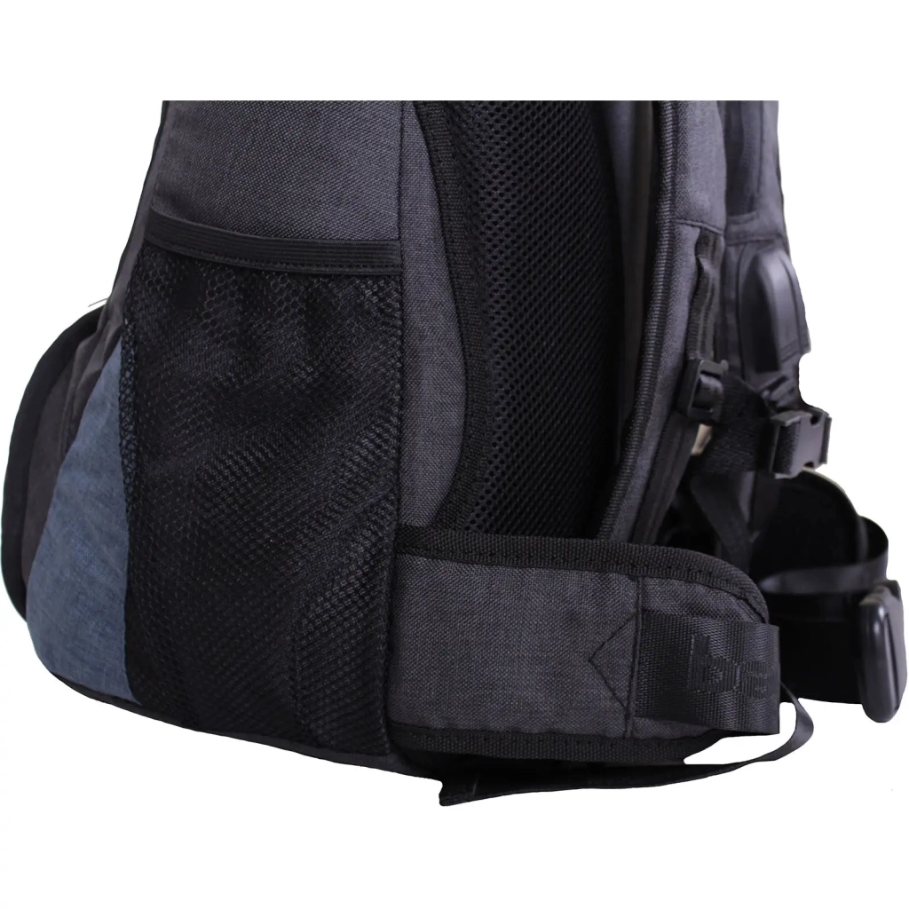 Рюкзак для ноутбука Bagland 15.6" Granite 23L black/gray 0012069 (7072175) - зображення 9