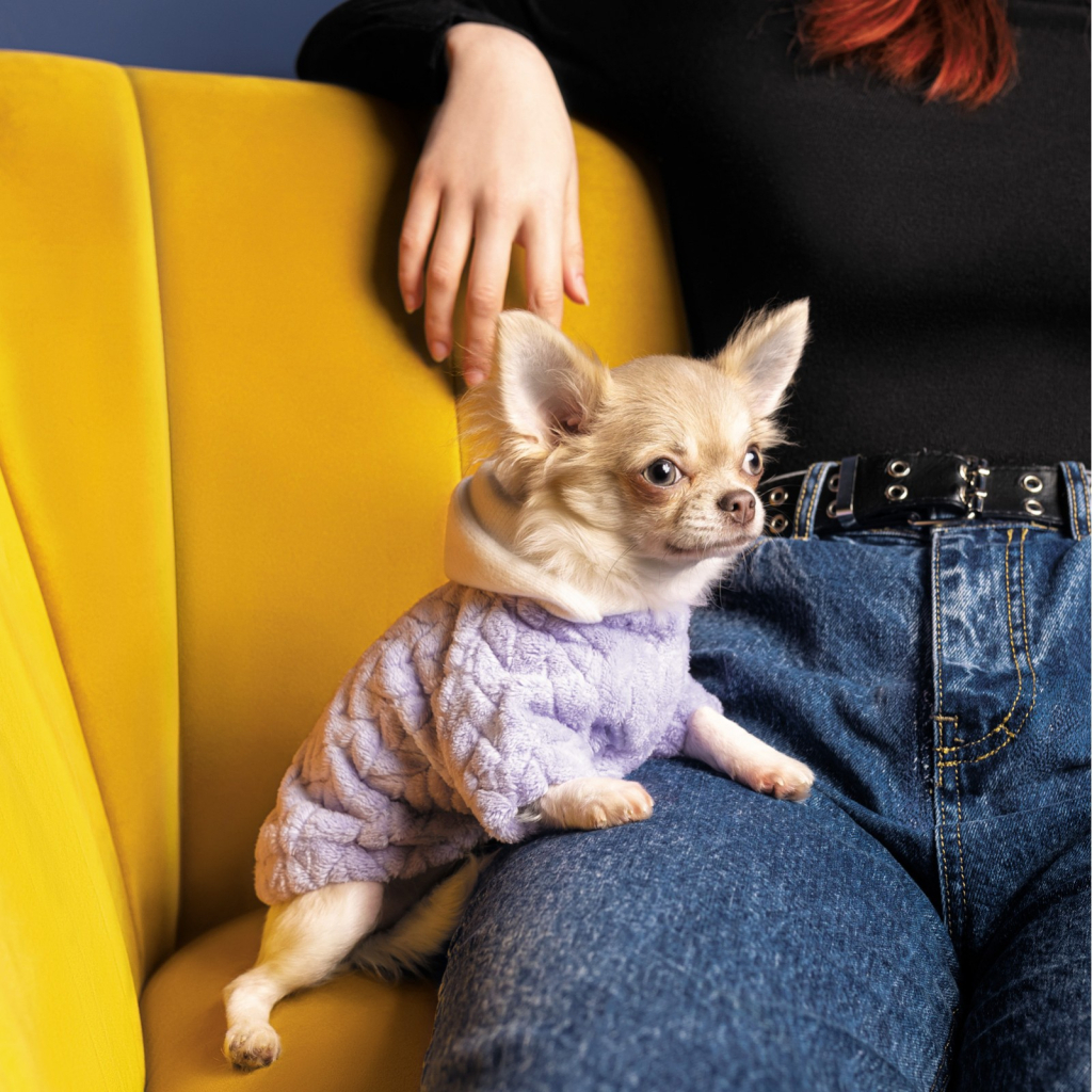 Толстовка для тварин Pet Fashion DELICATE S (бузок) (4823082429790) - зображення 3