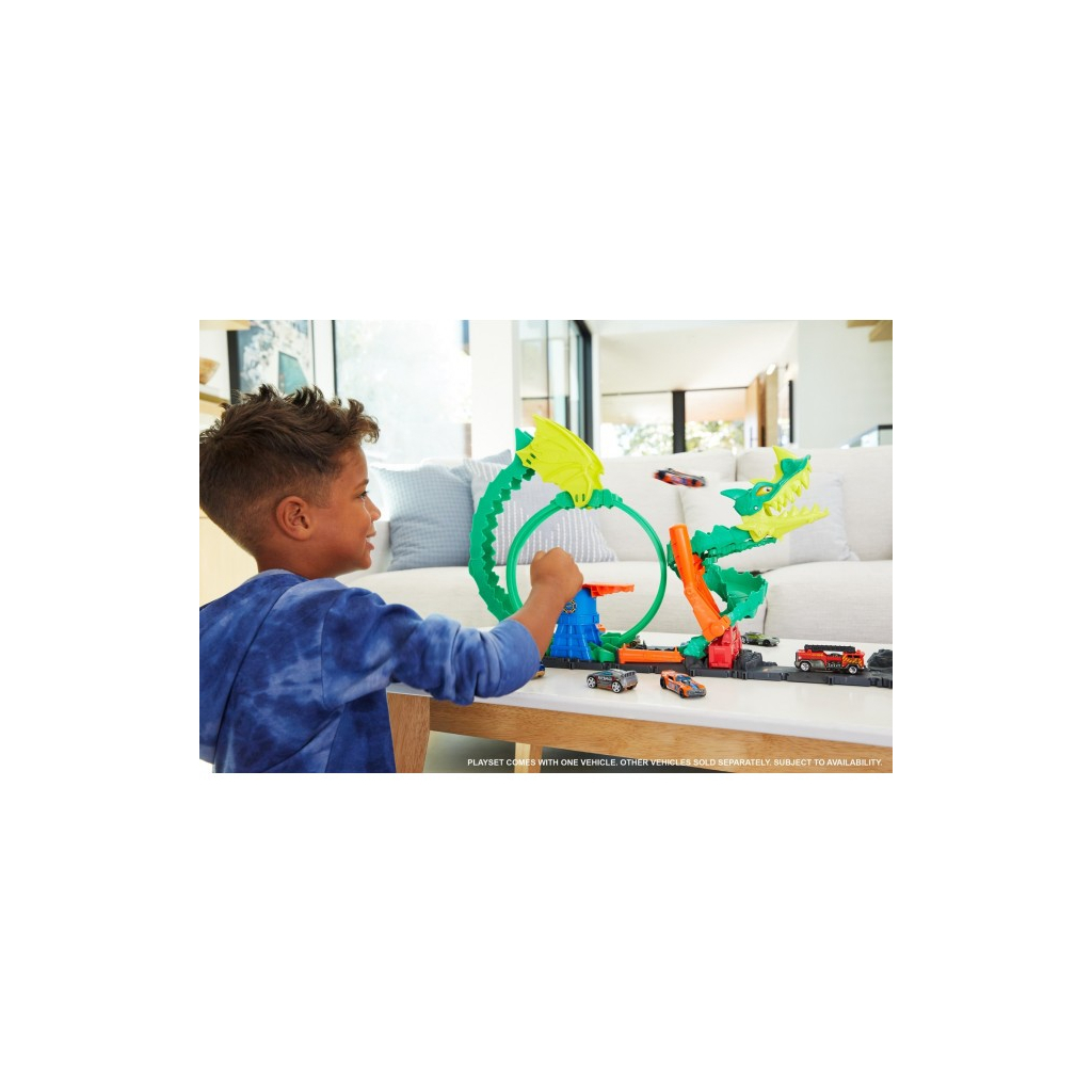 Автотрек Hot Wheels Атака вогняного дракона (HDP03) - изображение 9