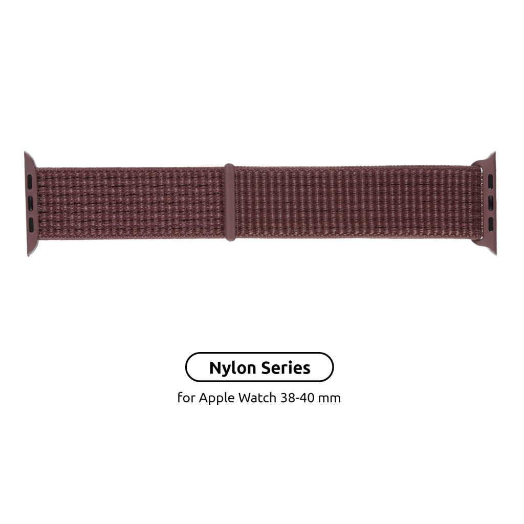 Ремінець до смарт-годинника Armorstandart Nylon Band для Apple Watch 42 (Series 11-10)/41/40/38 Smoke Purple (ARM55850) - зображення 1