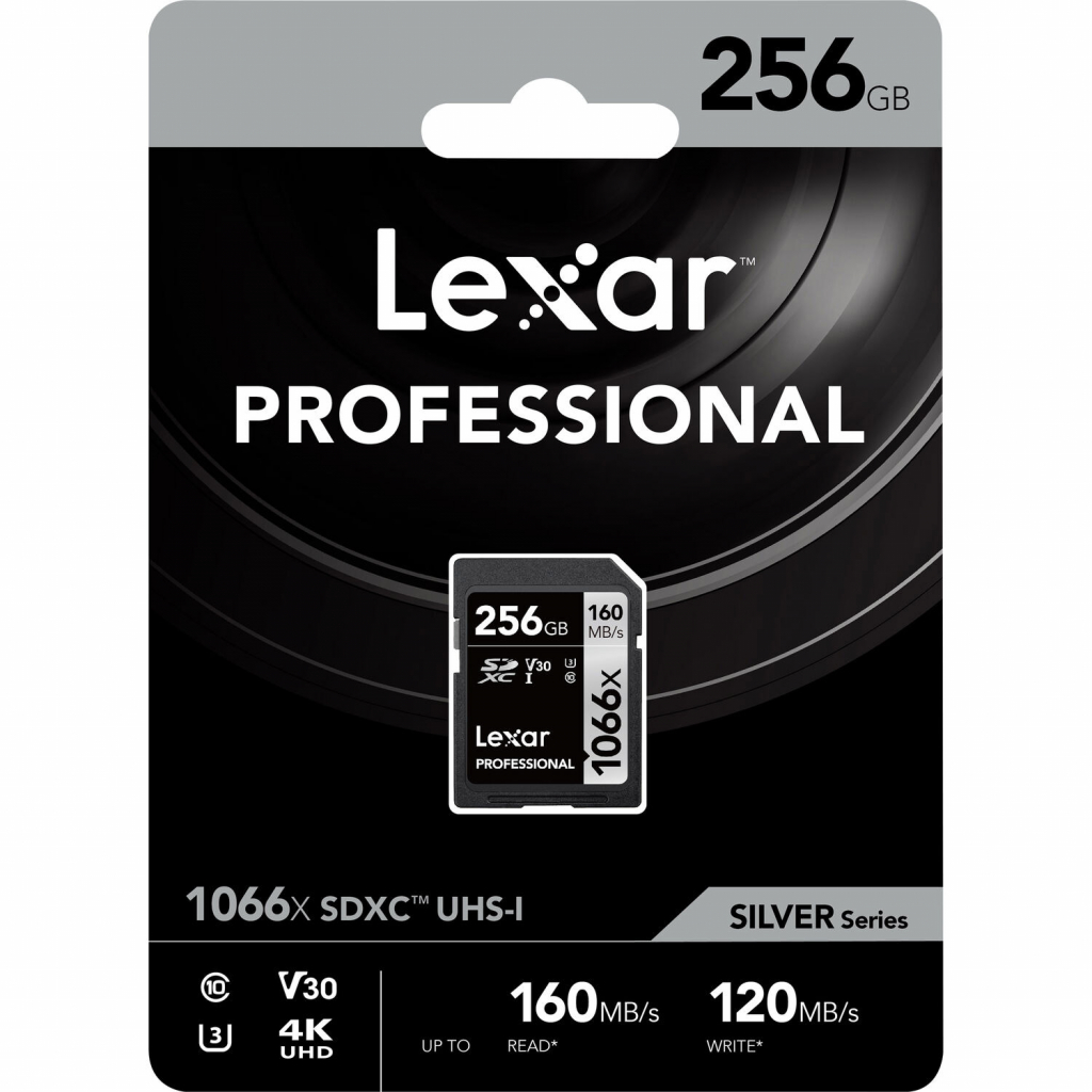 Карта пам'яті Lexar 256GB SDXC class 10 UHS-II V30 U3 1066x White (LSD1066256G-BNNNG) - зображення 2