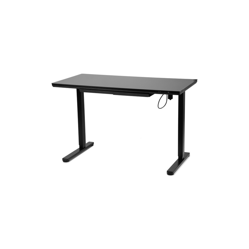 Комп'ютерний стіл Barsky StandUp black glass 1200*600 (BST-11new) - зображення 1