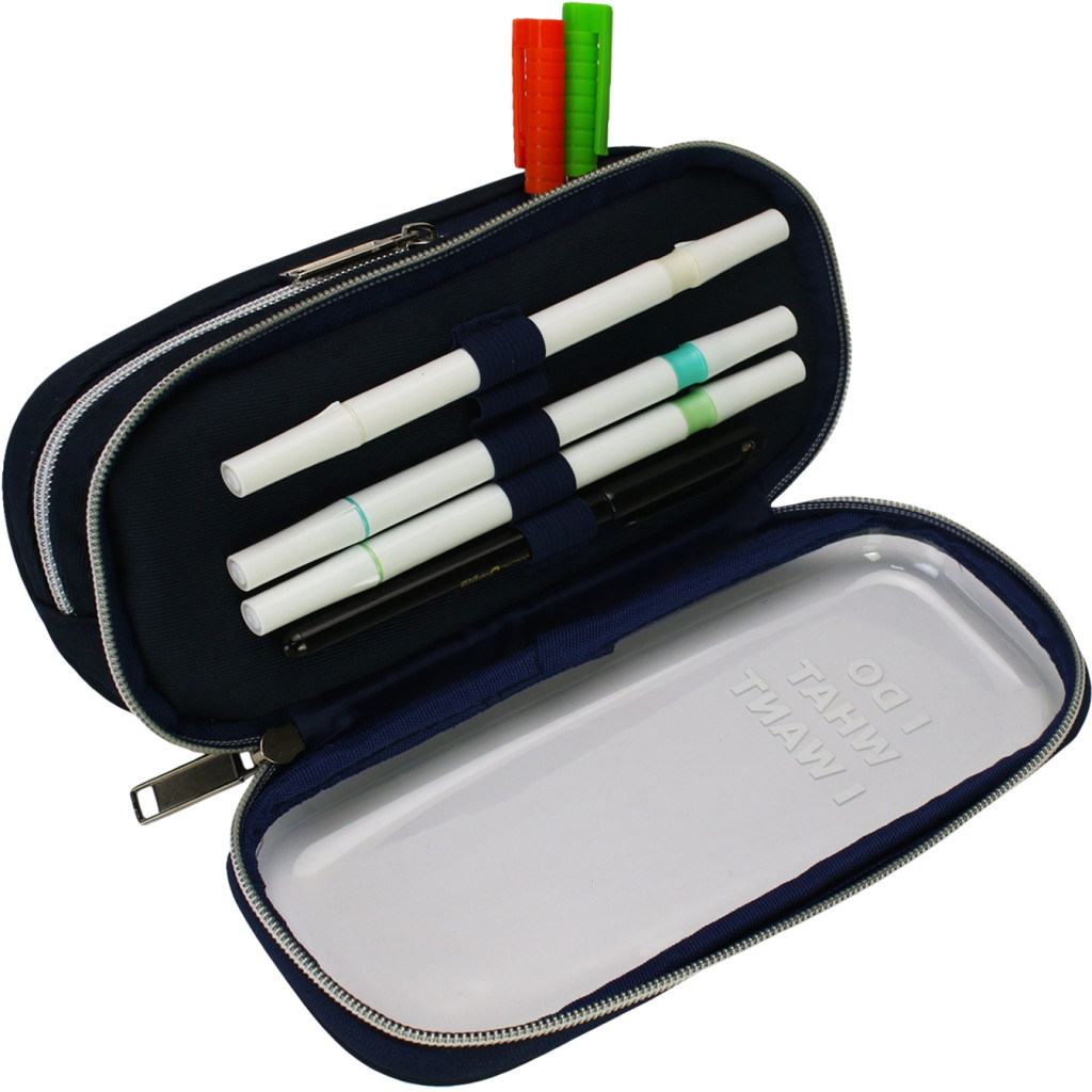 Пенал Cool For School 2 відділення Синій (CF87186) - зображення 2