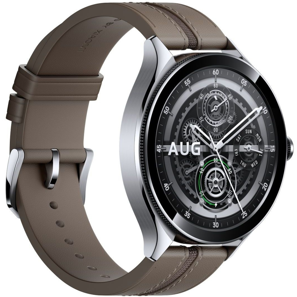 Смарт-годинник Xiaomi Watch 2 Pro Bluetooth Silver Case with Brown Leather Strap (1006733) - зображення 3