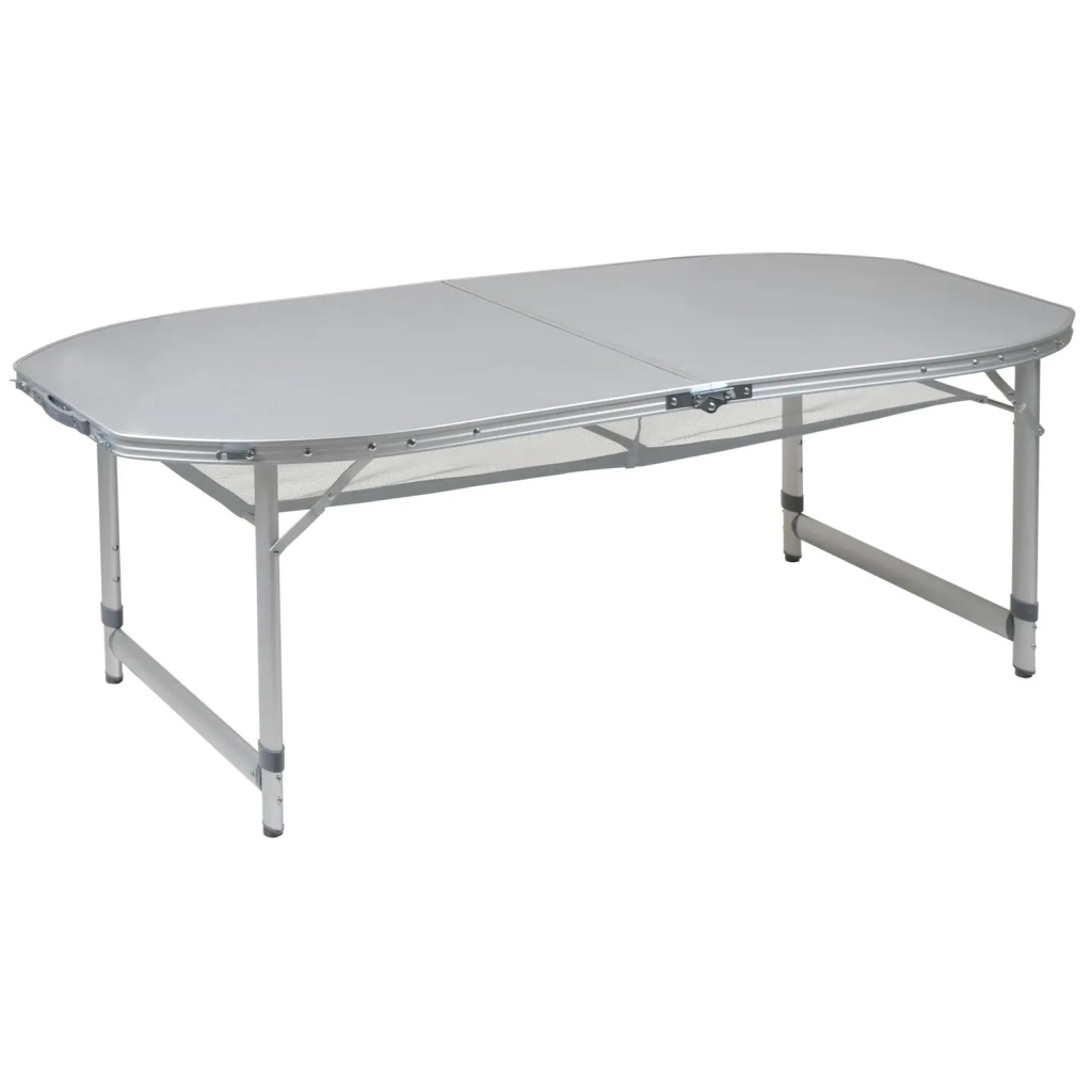 Туристичний стіл Bo-Camp Premium Oval 150x80 cm Grey (1404405) - зображення 3
