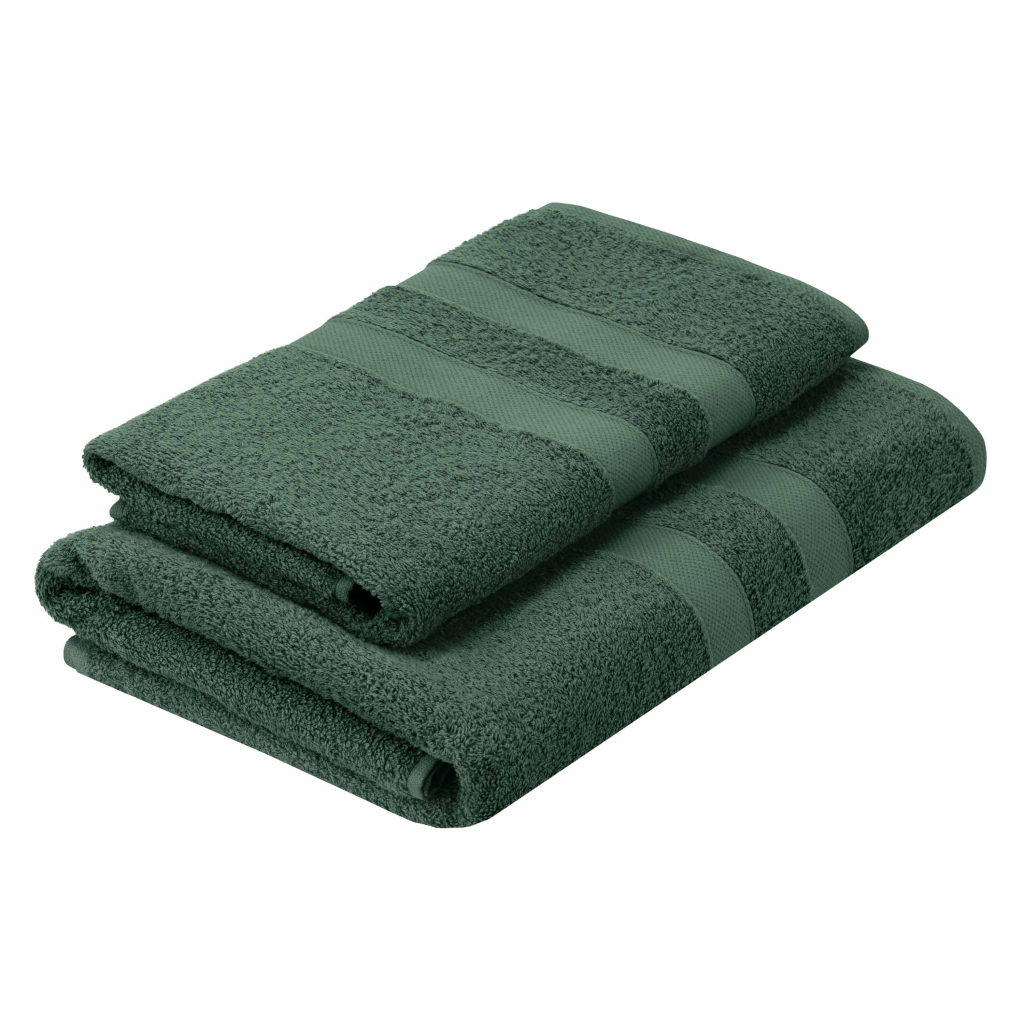Рушник Ardesto набір махрових Splendid 50х90 см, 70х140 см, 2шт, 100% бавовна, зелений (ART2359GE) - изображение 2