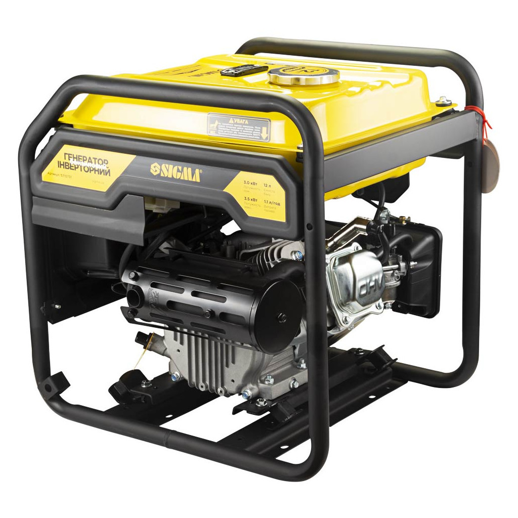 Генератор Sigma інверторний 3.0/3.5kW 12л (5710731) - зображення 4