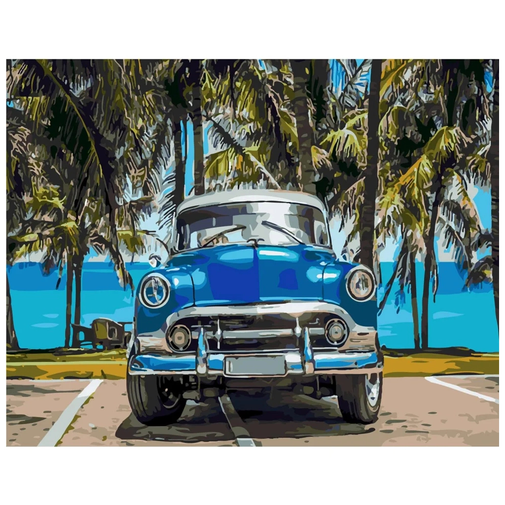 Картина по номерам Strateg На парковці Малібу 40х50 см (SY6162) - зображення 1