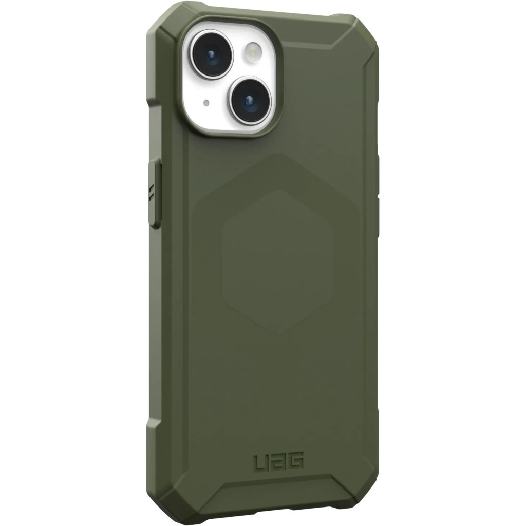 Чохол до мобільного телефона UAG Apple iPhone 15 Essential Armor Magsafe, Olive Drab (114288117272) - зображення 4