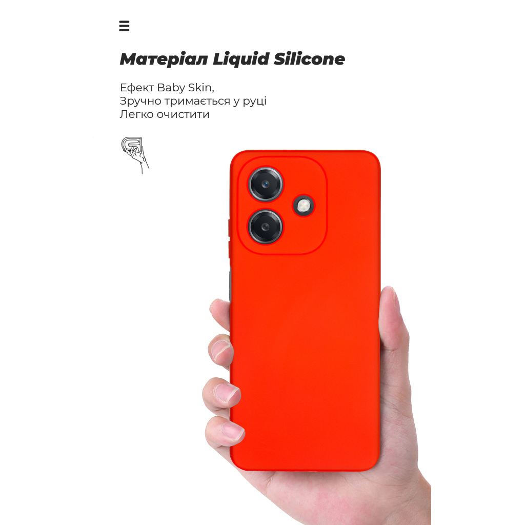 Чохол до мобільного телефона Armorstandart ICON OPPO A3 4G / A3x 4G Camera cover Red (ARM80885) - зображення 7