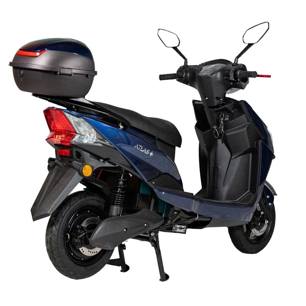 Електроскутер Atlas Spider Box 1500W Cyan Blue (4001) - зображення 4