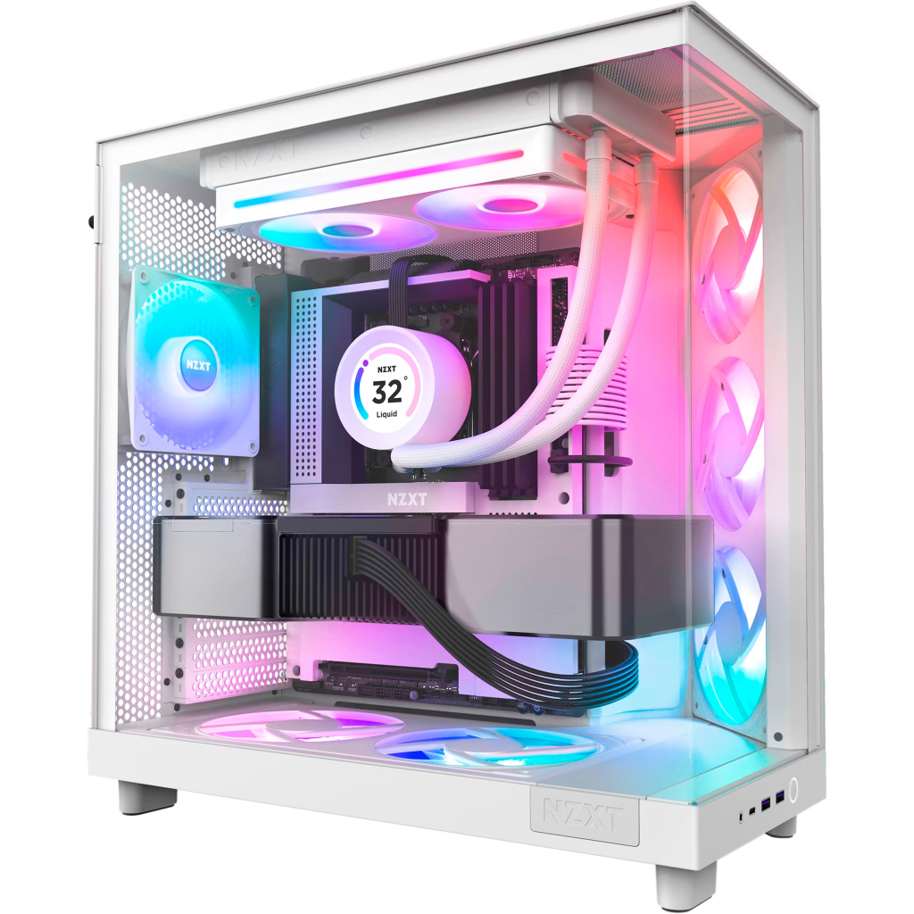 Кулер до корпусу NZXT F240 RGB Core Fan (Single Frame) - White (RF-U24HF-W1) - зображення 6