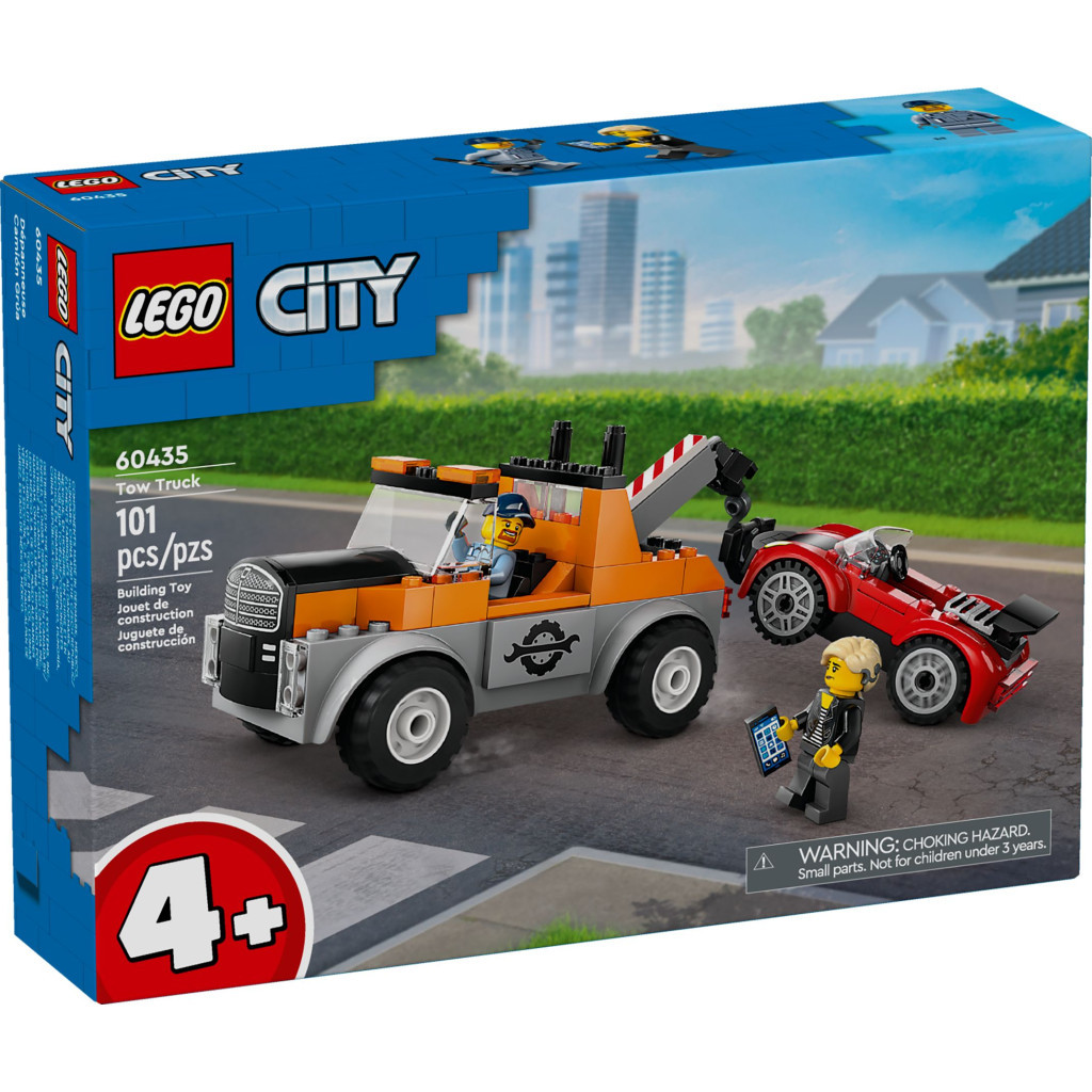 Конструктор LEGO City Евакуатор і ремонт спортивних авто (60435) - зображення 1