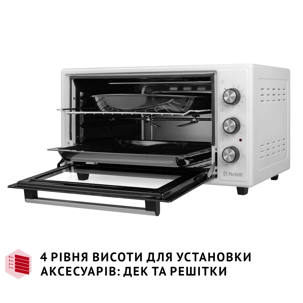 Електропіч Perfelli SIERRA 48 WHITE - зображення 6