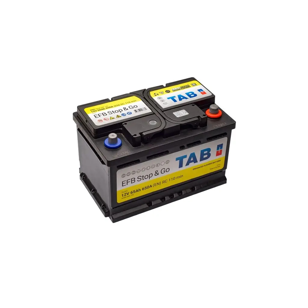 Акумулятор автомобільний TAB 65 Ah/12V EFB Stop GO (212 860) - зображення 3