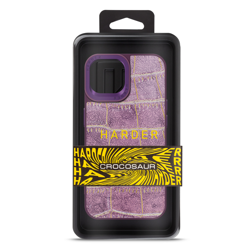 Чохол до мобільного телефона Harder Crocosaur Apple iPhone 14 Purple (ARM76716) - зображення 3