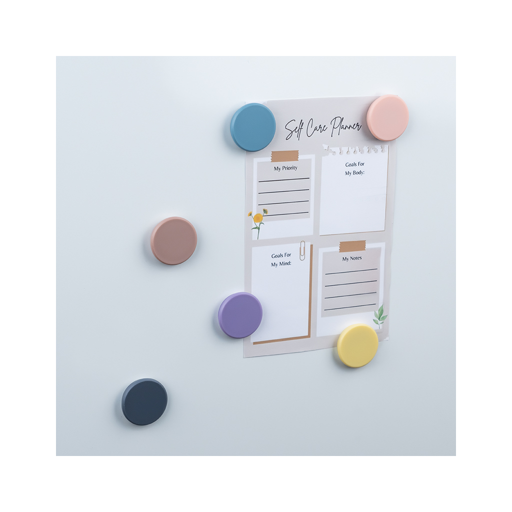 Магніт Axent 32 мм, 6 шт, Morandi (9827-А) - зображення 4