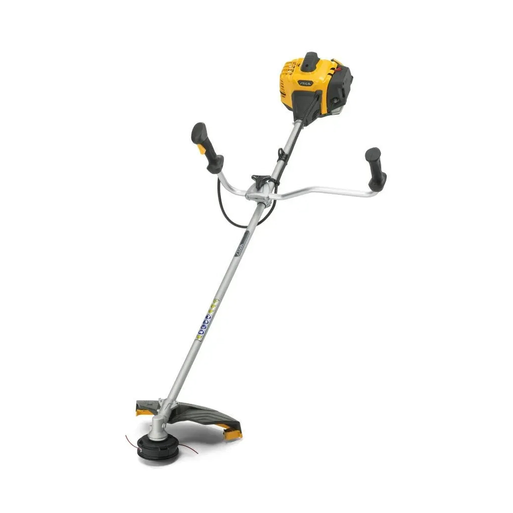 Тример садовий Stiga бензиновий 1.2 кВт, ніж та волосінь, вага 7.4 кг (BC740B) - зображення 2