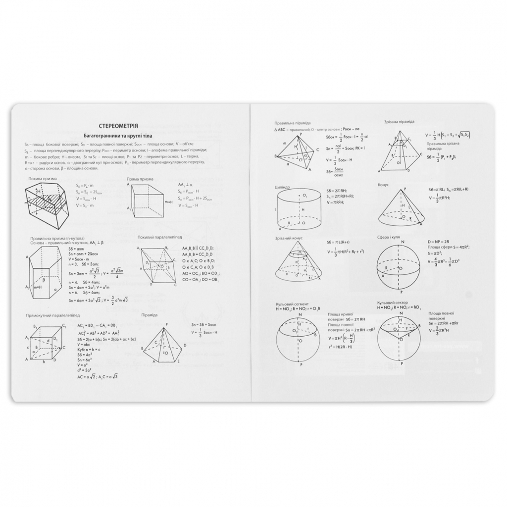 Зошит Yes предметний ГЕОМЕТРІЯ Elegant 48 аркушів, клітинка (767456) - зображення 4