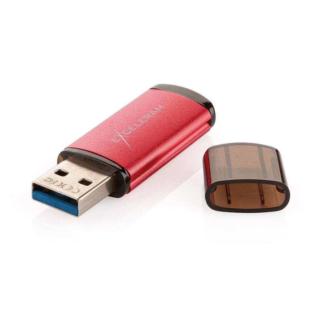 USB флеш накопичувач eXceleram 128GB A3 Series Red USB 3.1 Gen 1 (EXA3U3RE128) - зображення 5